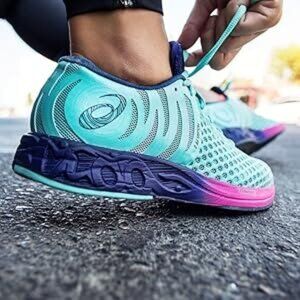ASICS Women's Noosa FF Blue/Teal/Pink Athletic Shoe T869N Size 7